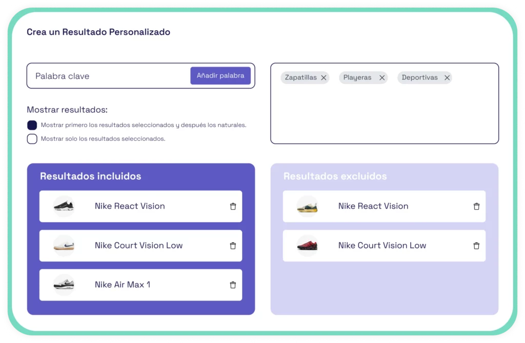 Resultados personalizados - Kimera Technolgies