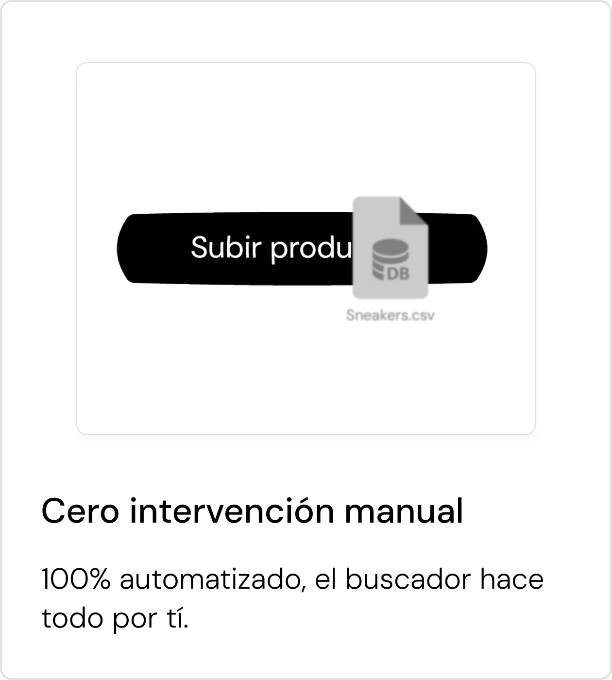 Cero intervención manual