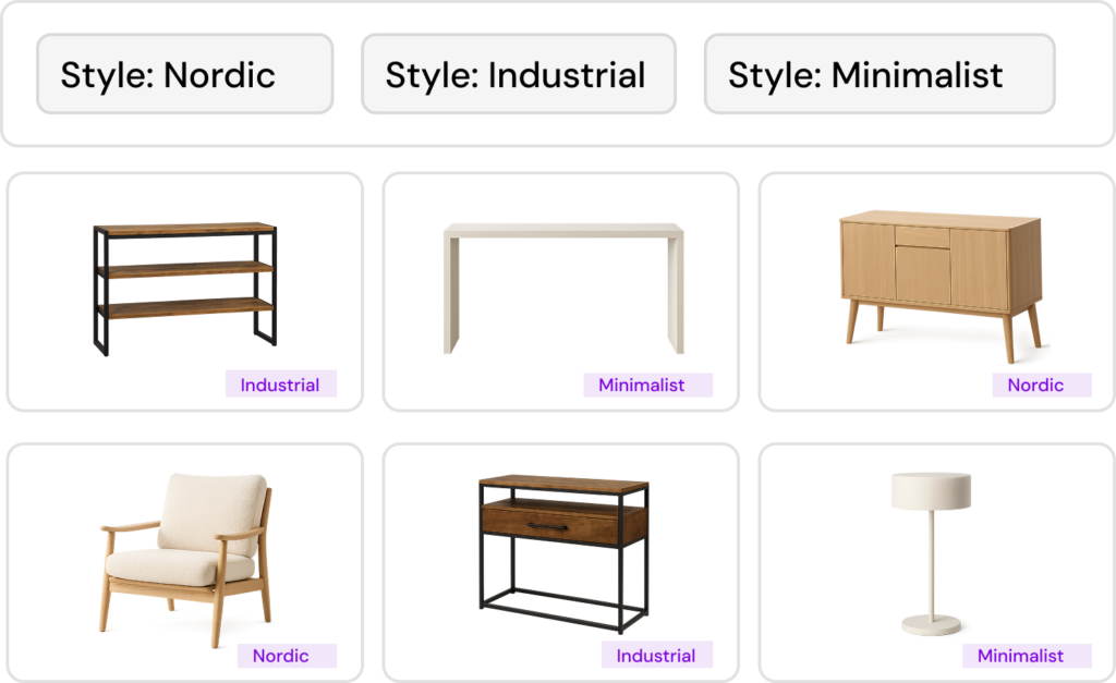 search engine for furniture e-commerce -styles-Kimera-Technologies