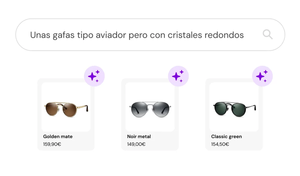 encuentra por descripciones IA Conversacional para eCommerce de Moda