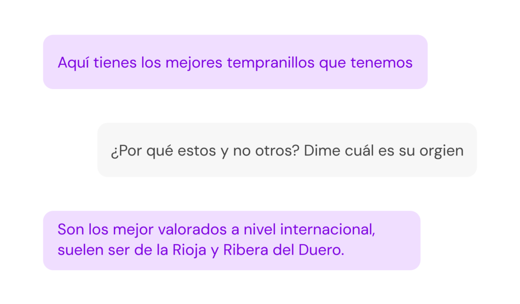 falta confianza - Asistente de compra para eCommerce gourmet y de vinos