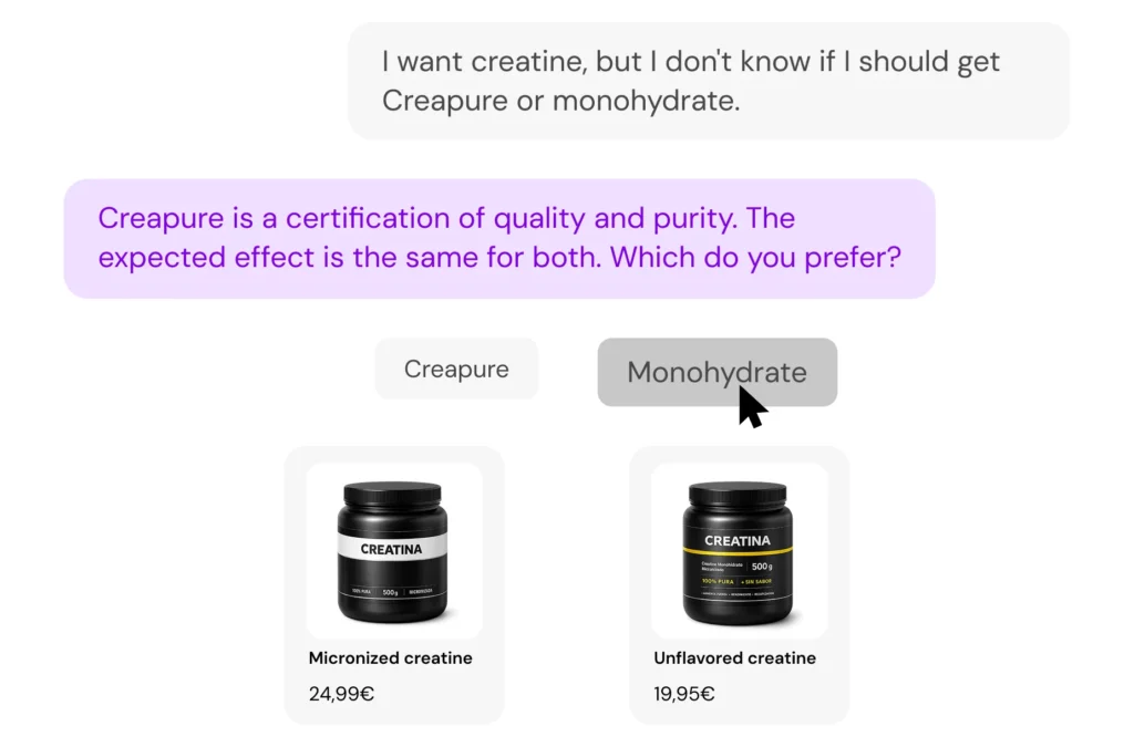 hesitation Kimera shop assistant