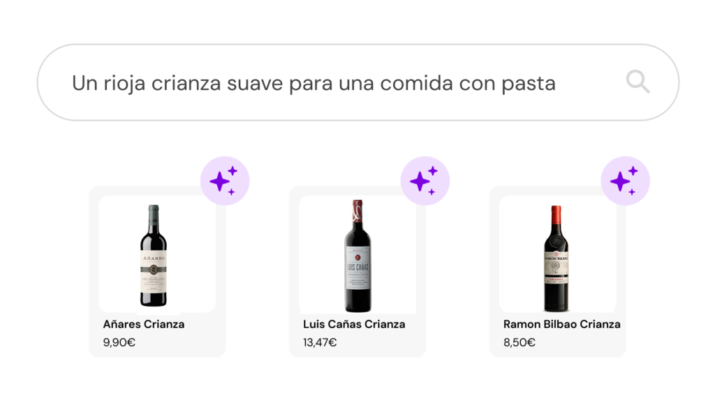 Asistente de compra para ecommerce gourmet - no me deja buscar como pienso