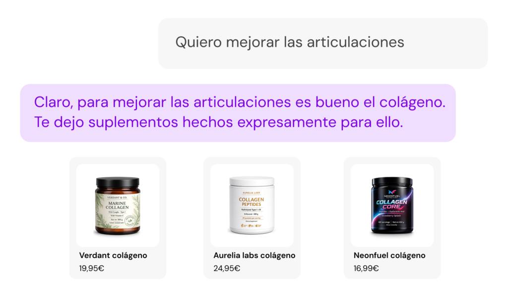 no se cual elegir Asistente de compra para eCommerce de Farmacia y Nutrición