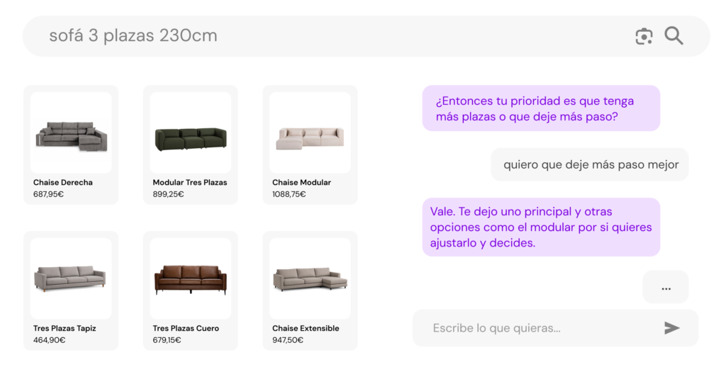 resultados seguros - Cabe este sofá en mi salón - kimera