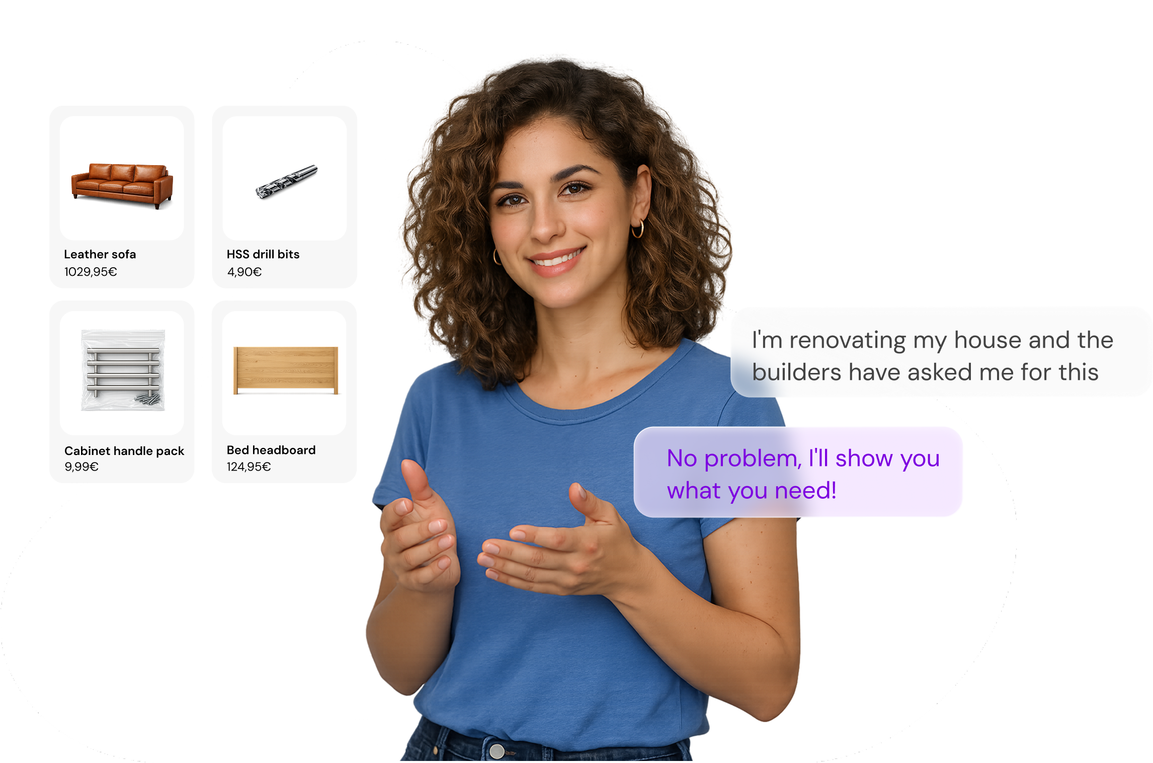 shopping assistant for home ecommerce - kimera